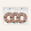 Silk Scrunchies Middies Nude Champagne (Pack of 3)