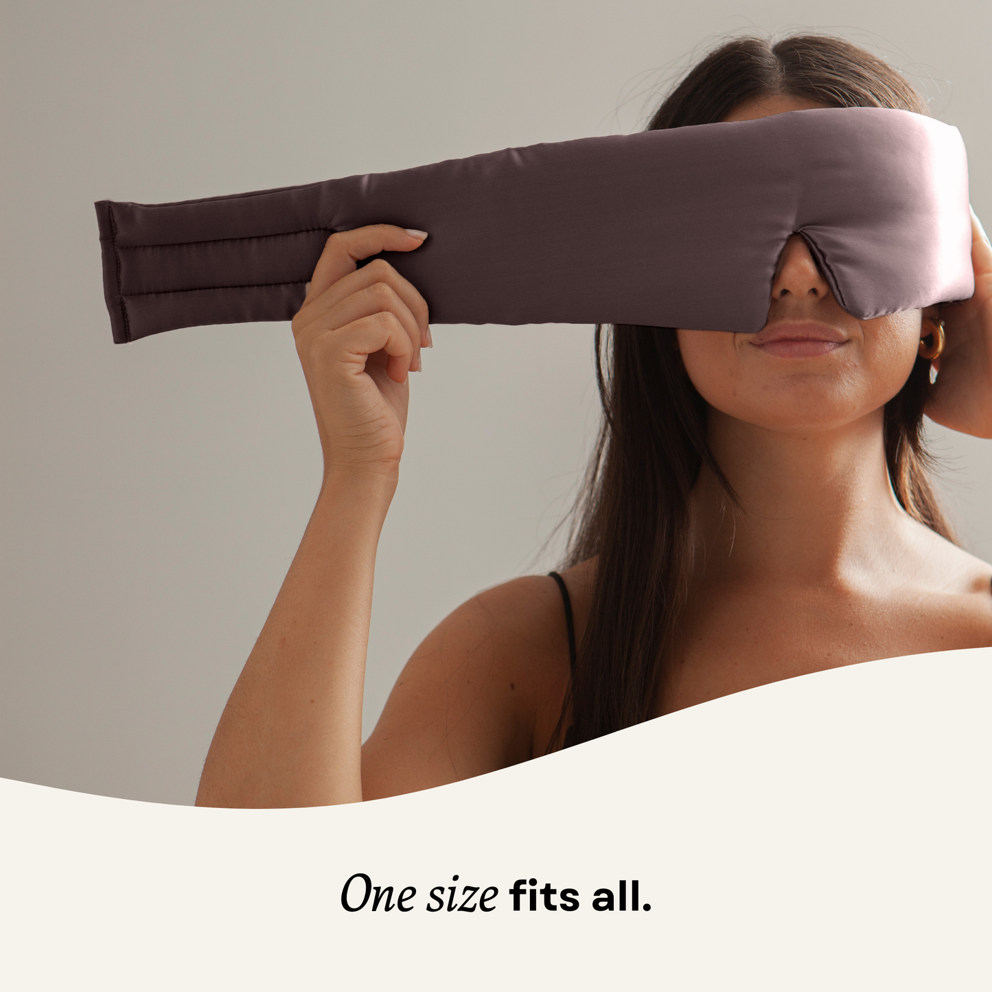 Silk Sleep Mask Cloud Deep Mauve