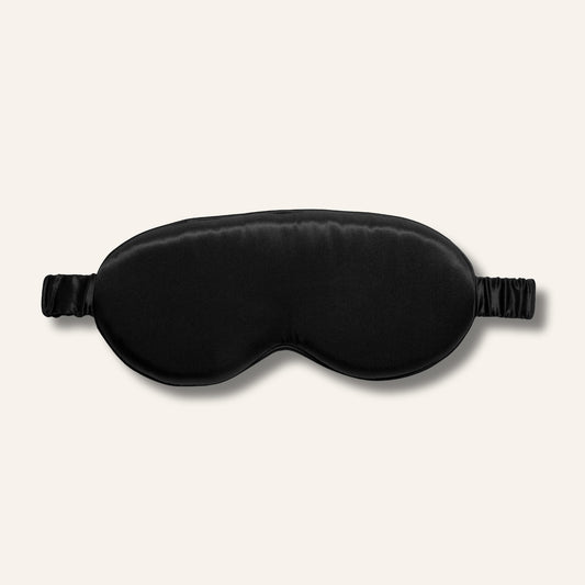 Silk Sleep Mask Regular Midnight Black