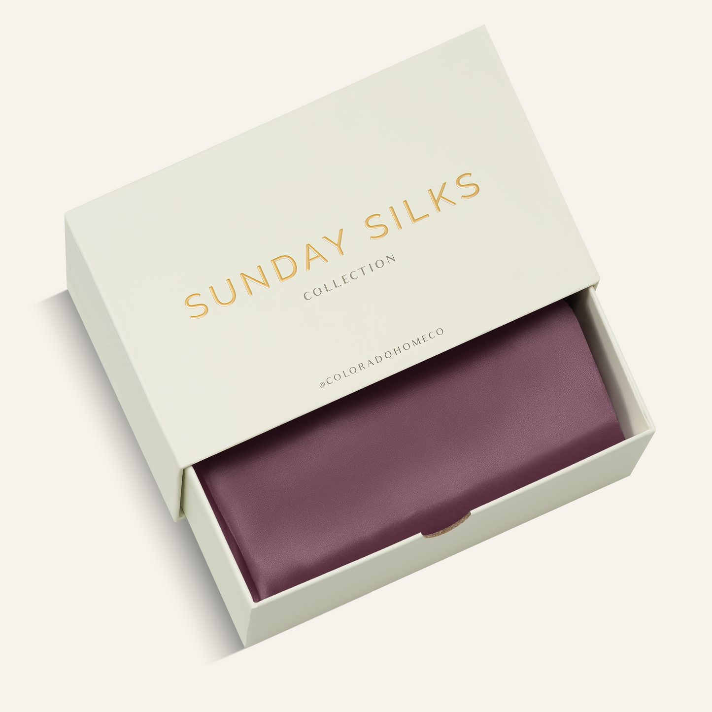 Silk Pillowcase Deep Mauve Queen (Pack of 1)