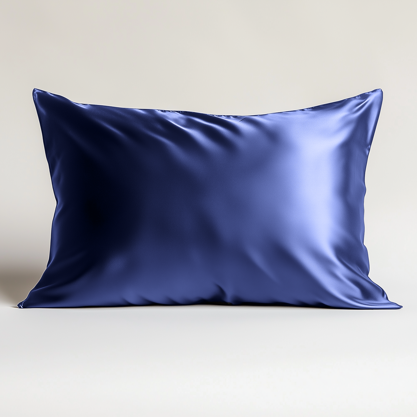 Silk Pillowcases Navy Blue Queen (Pack of 2)