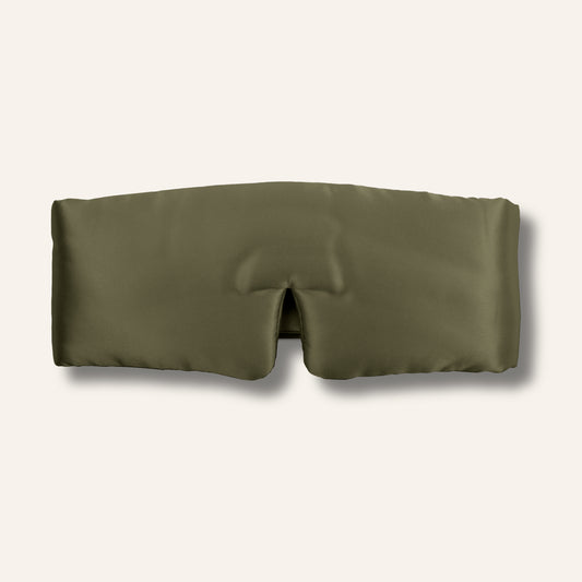 Silk Sleep Mask Cloud Olive