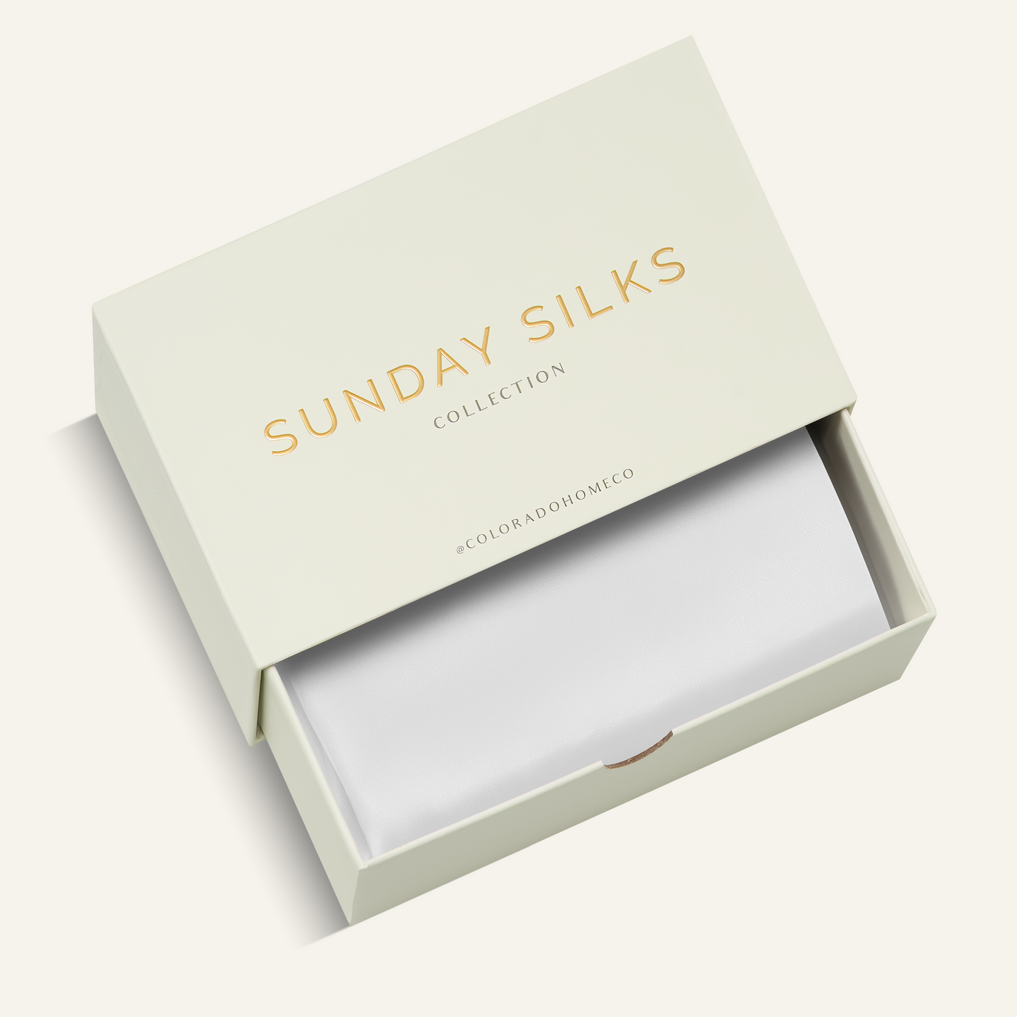 Silk Pillowcase Off White Standard (Pack of 1)