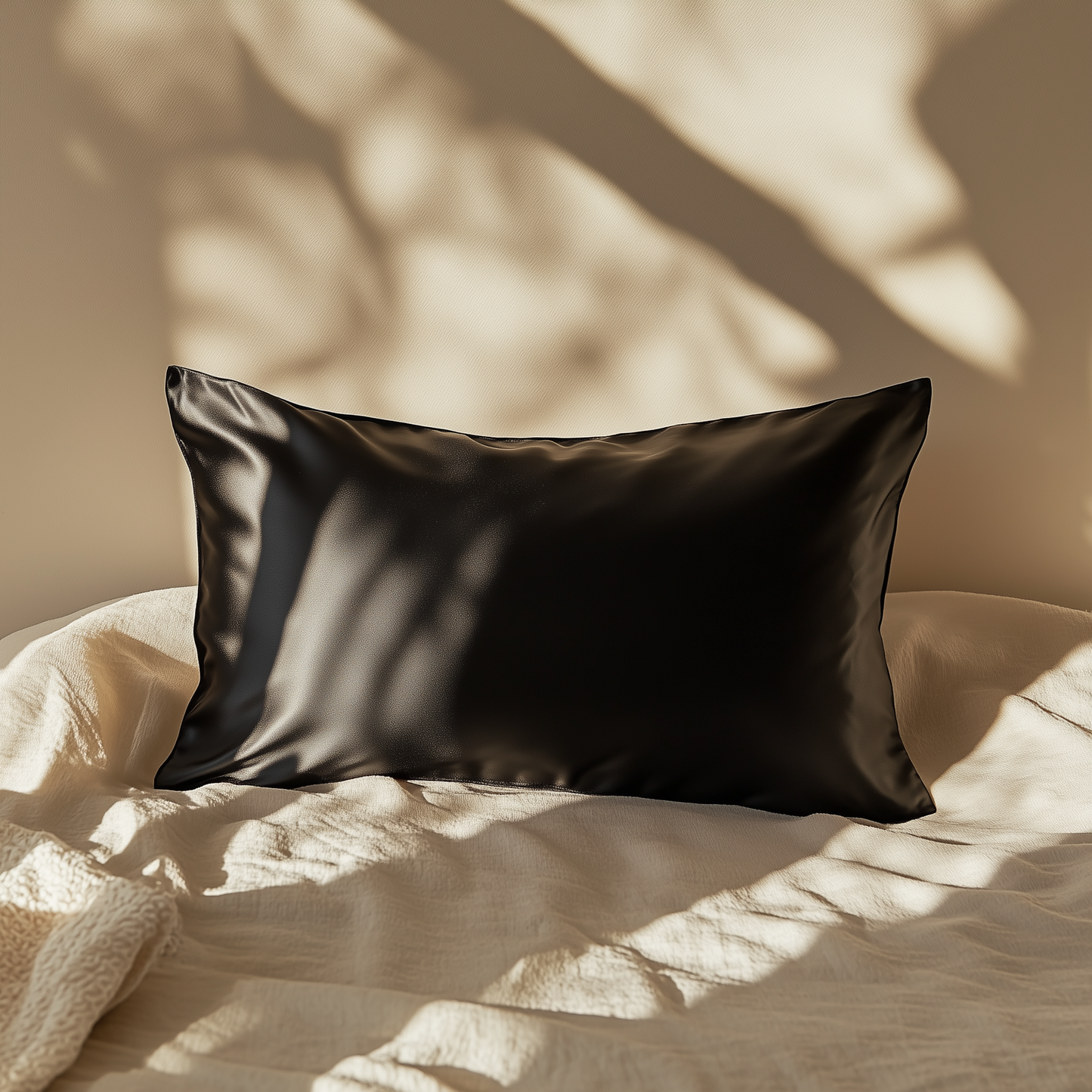 Silk Pillowcase Midnight Black King (Pack of 1)