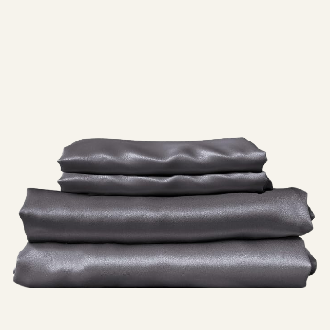 Silk Sheets Charcoal Essence Queen