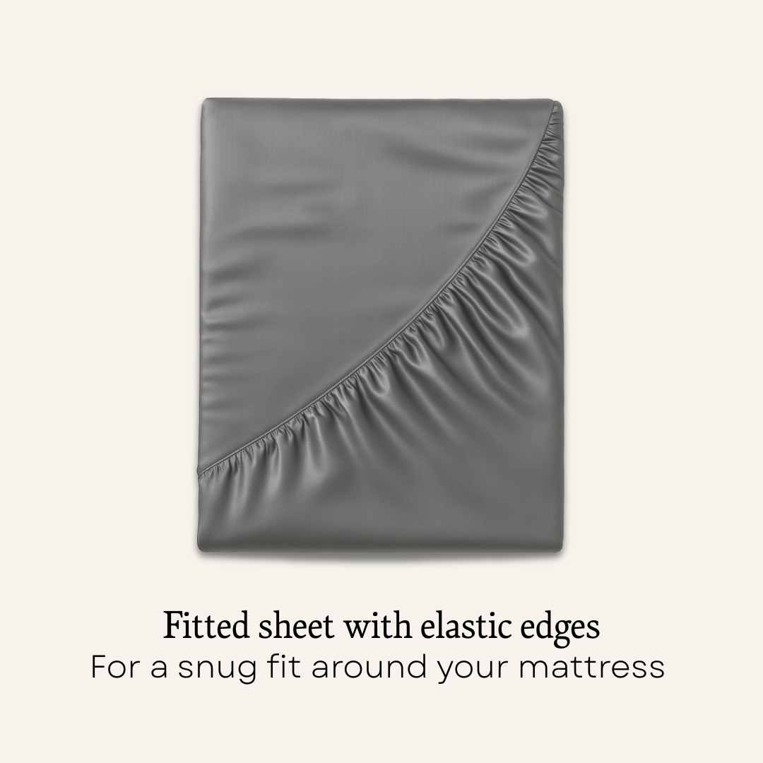 Silk Sheets Charcoal Essence Queen