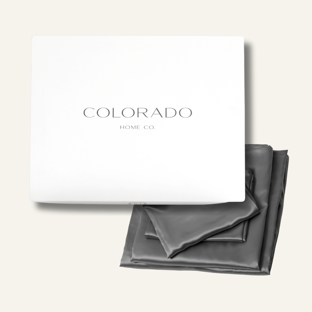 Silk Sheets Charcoal Essence Queen