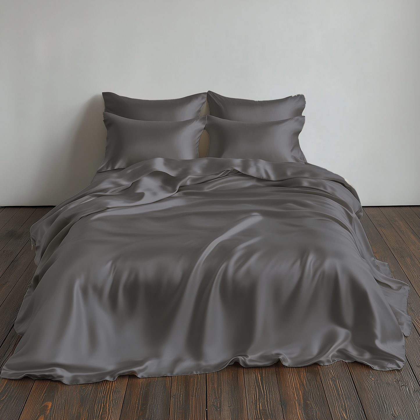 Silk Sheets Charcoal Essence Queen