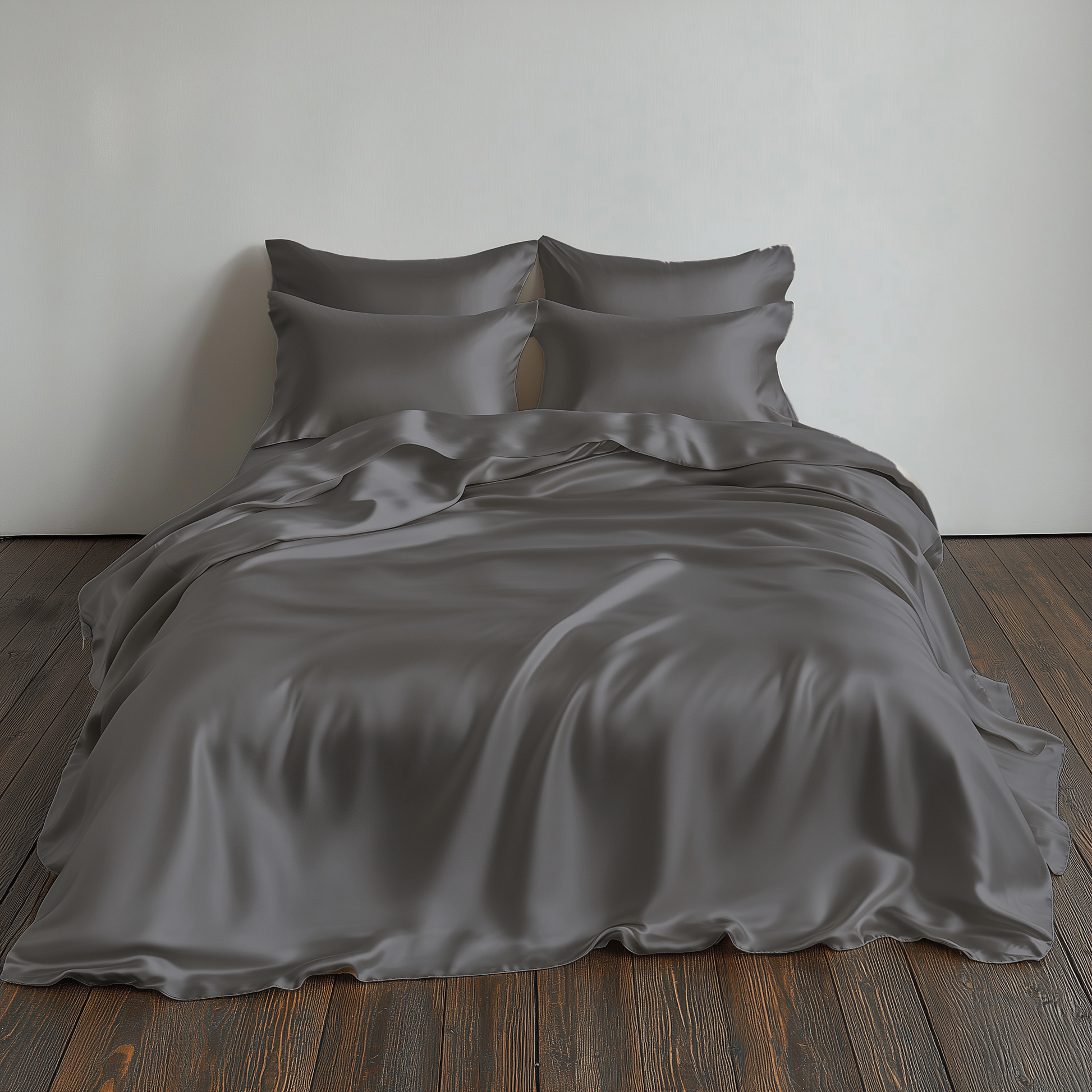 Silk Sheets Charcoal Essence Queen