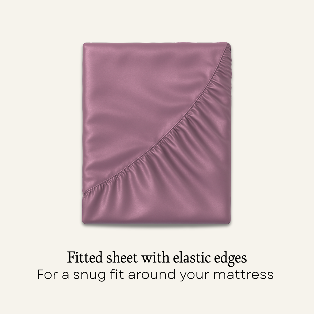 Silk Sheets Deep Mauve Queen