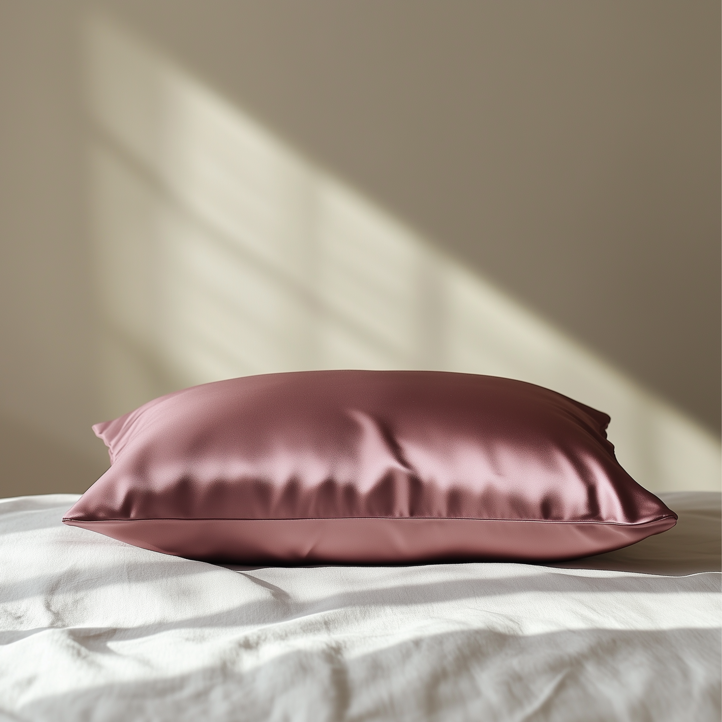 Silk Pillowcase Deep Mauve Queen (Pack of 1)