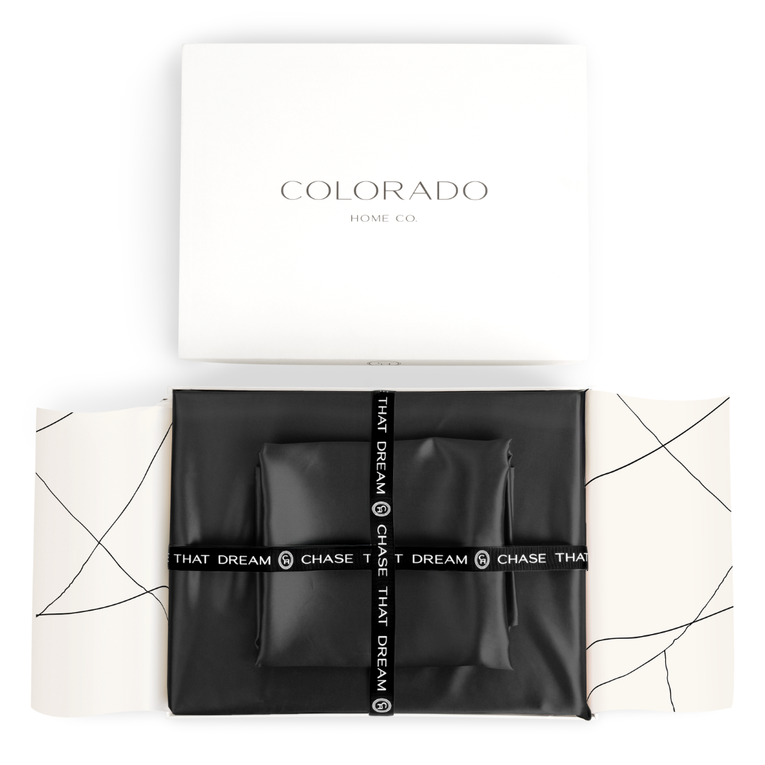 Silk Sheets Midnight Black Queen