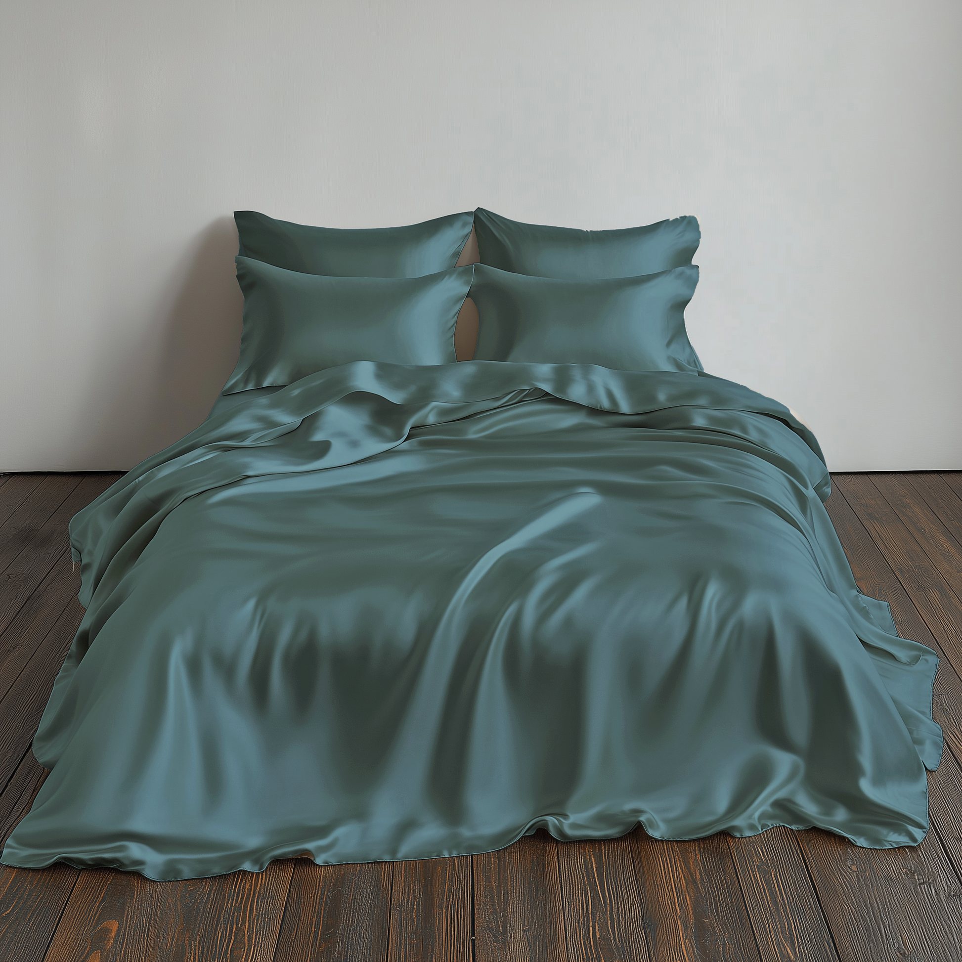 Silk Sheets Mineral Blue Queen