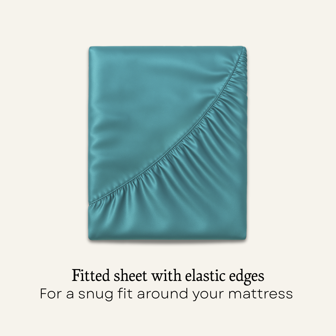 Silk Sheets Mineral Blue Queen