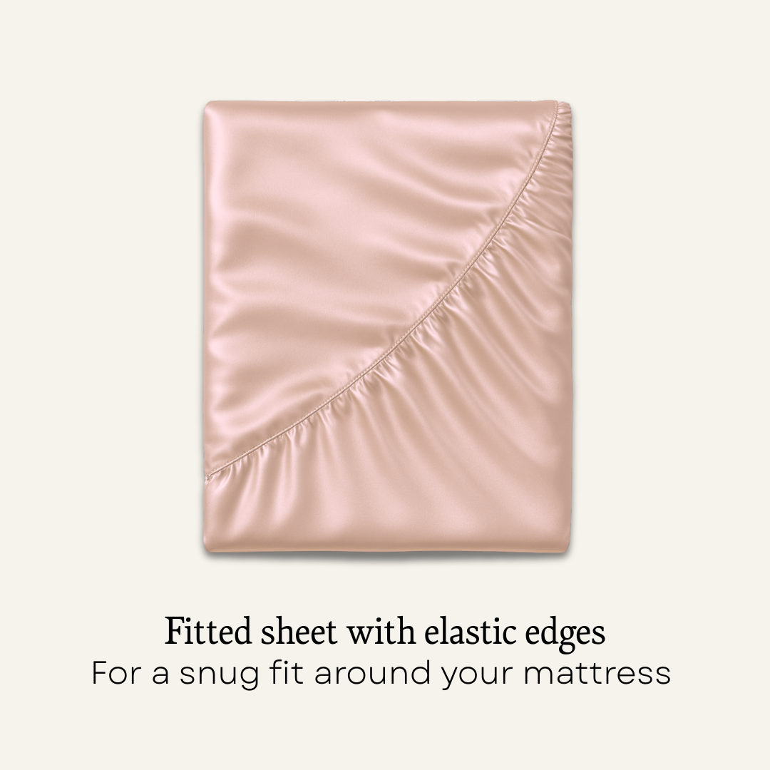 Silk Sheets Nude Champagne Queen