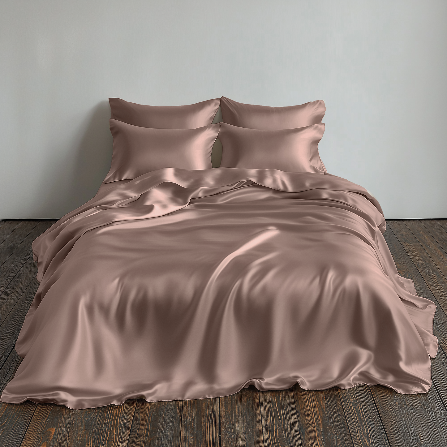 Silk Sheets Nude Champagne Queen