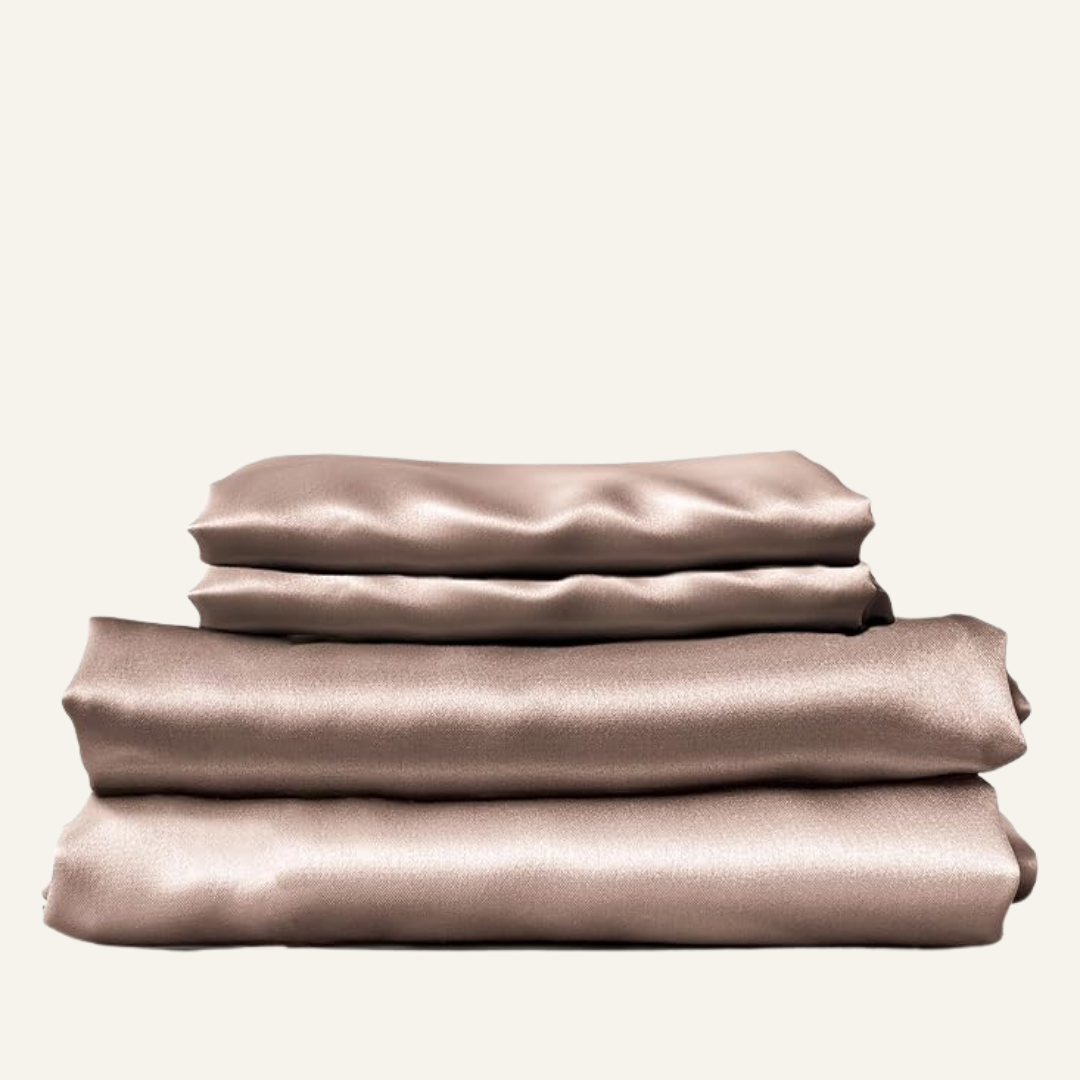 Silk Sheets Nude Champagne Queen