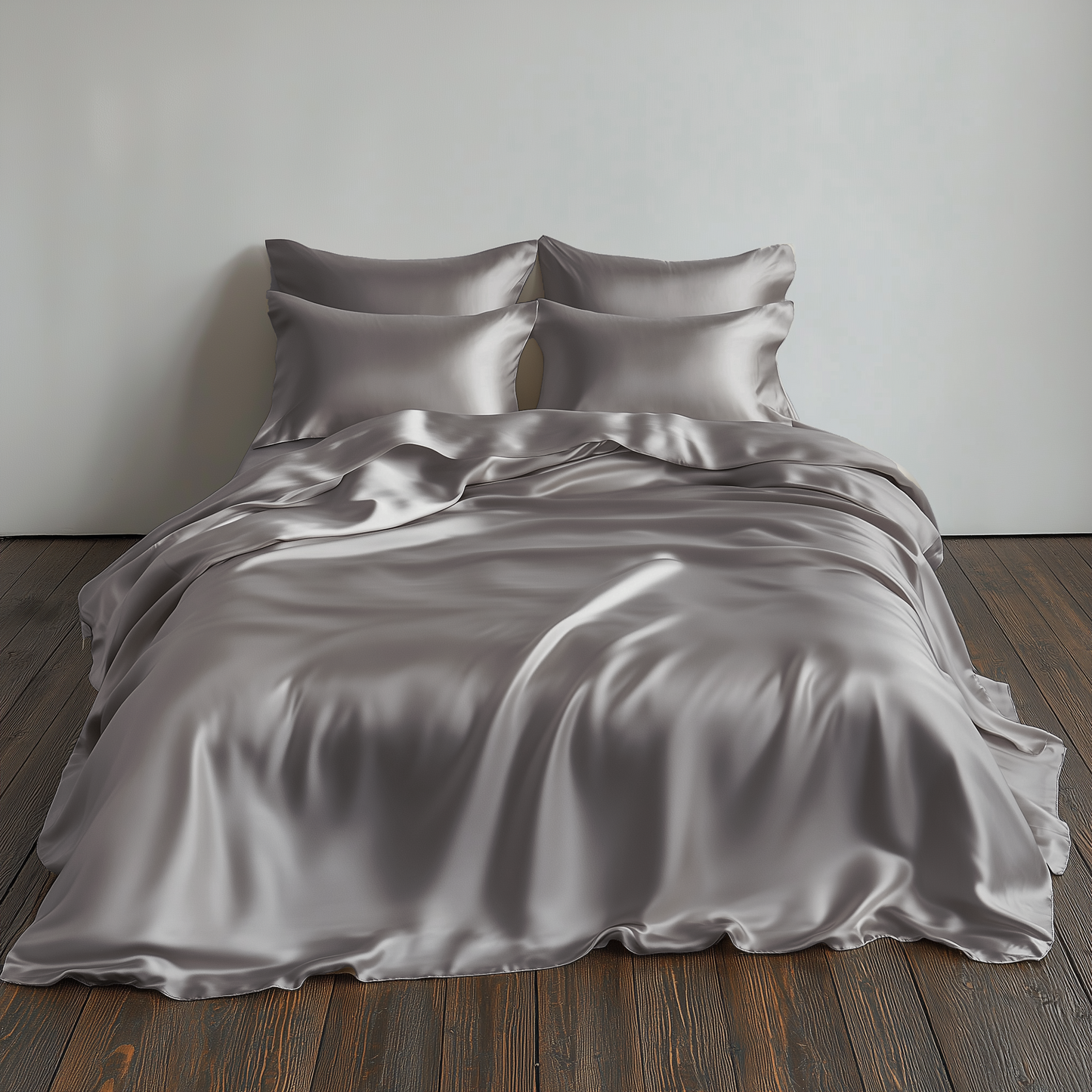 Silk Sheets Silver Quartz Queen