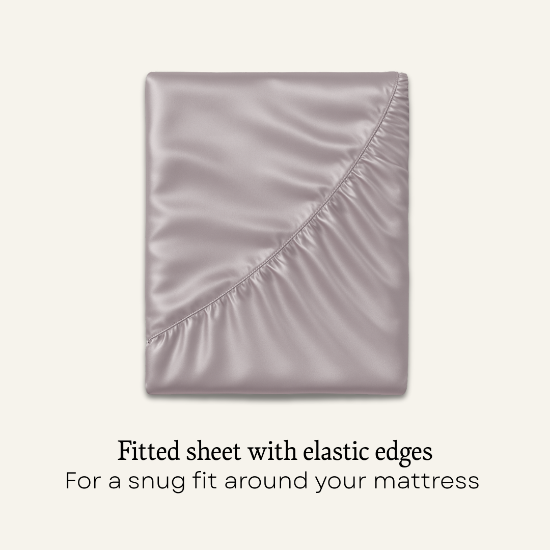 Silk Sheets Silver Quartz Queen