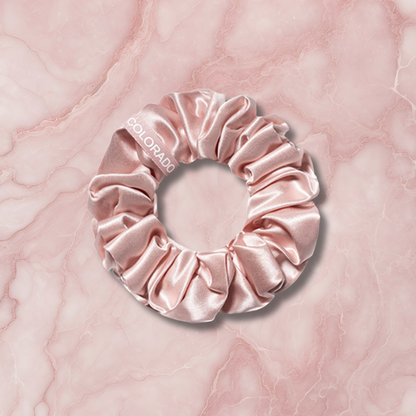 Silk Scrunchies Middies Pink Quartz (Pack of 3)