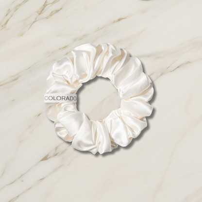 Silk Scrunchies Middies Off White, Pink Quartz, Charcoal Essence (Pack of 3)