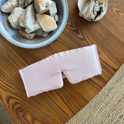 Silk Sleep Mask Cloud Pink Quartz
