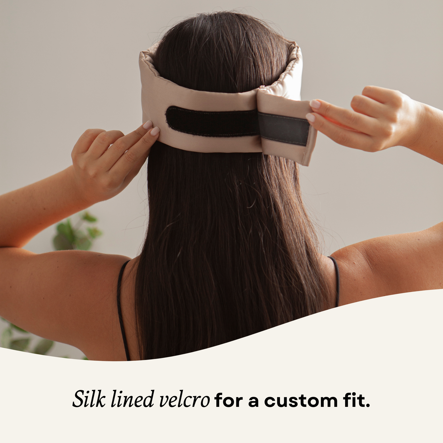 Silk Sleep Mask Cloud Nude Champagne