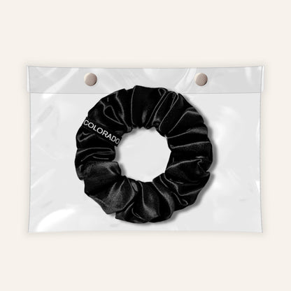 Silk Scrunchie Middies Midnight Black (Pack of 1)