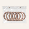 Silk Scrunchies Skinnies Nude Champagne (Pack of 6)