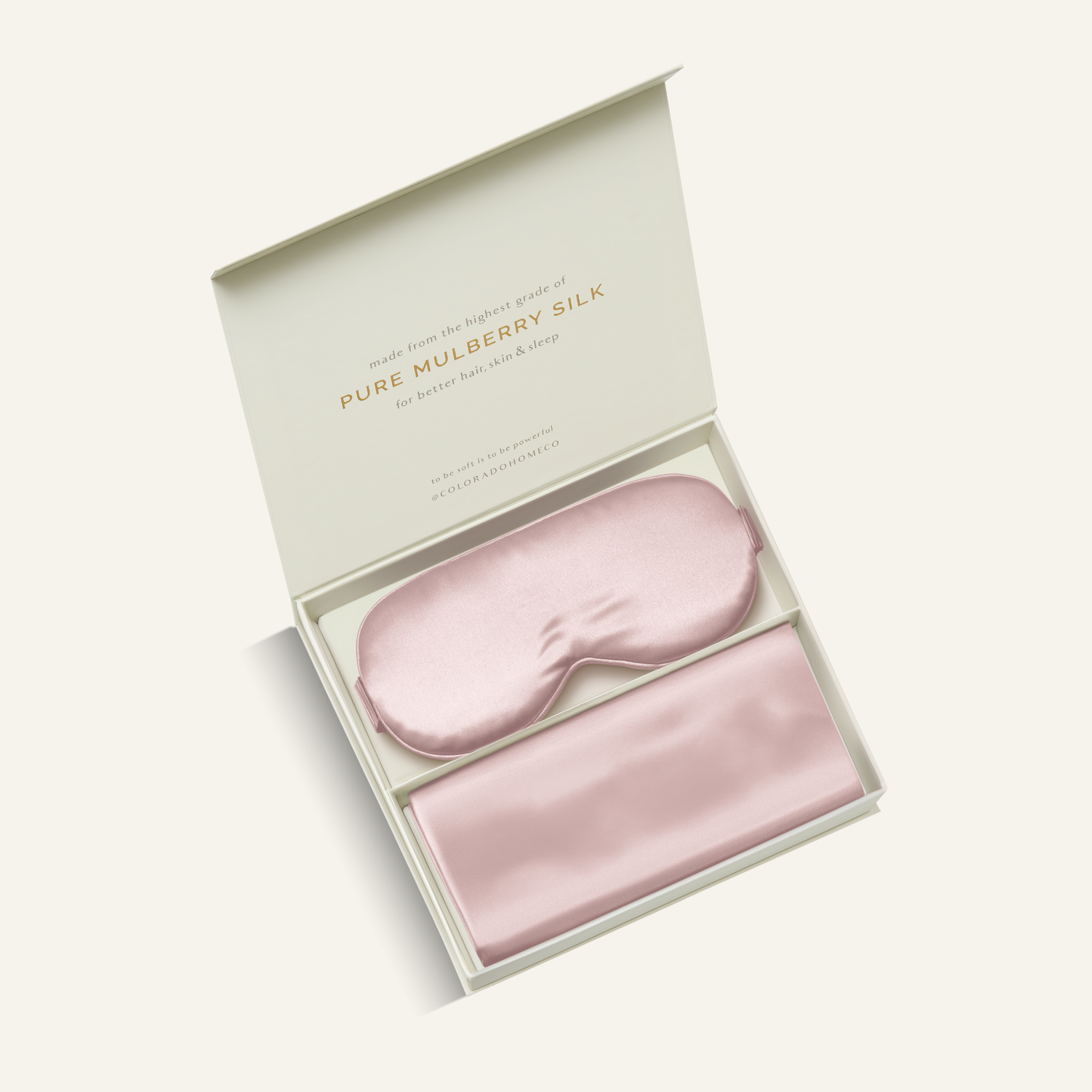 Silk Sleep Set Pink Quartz