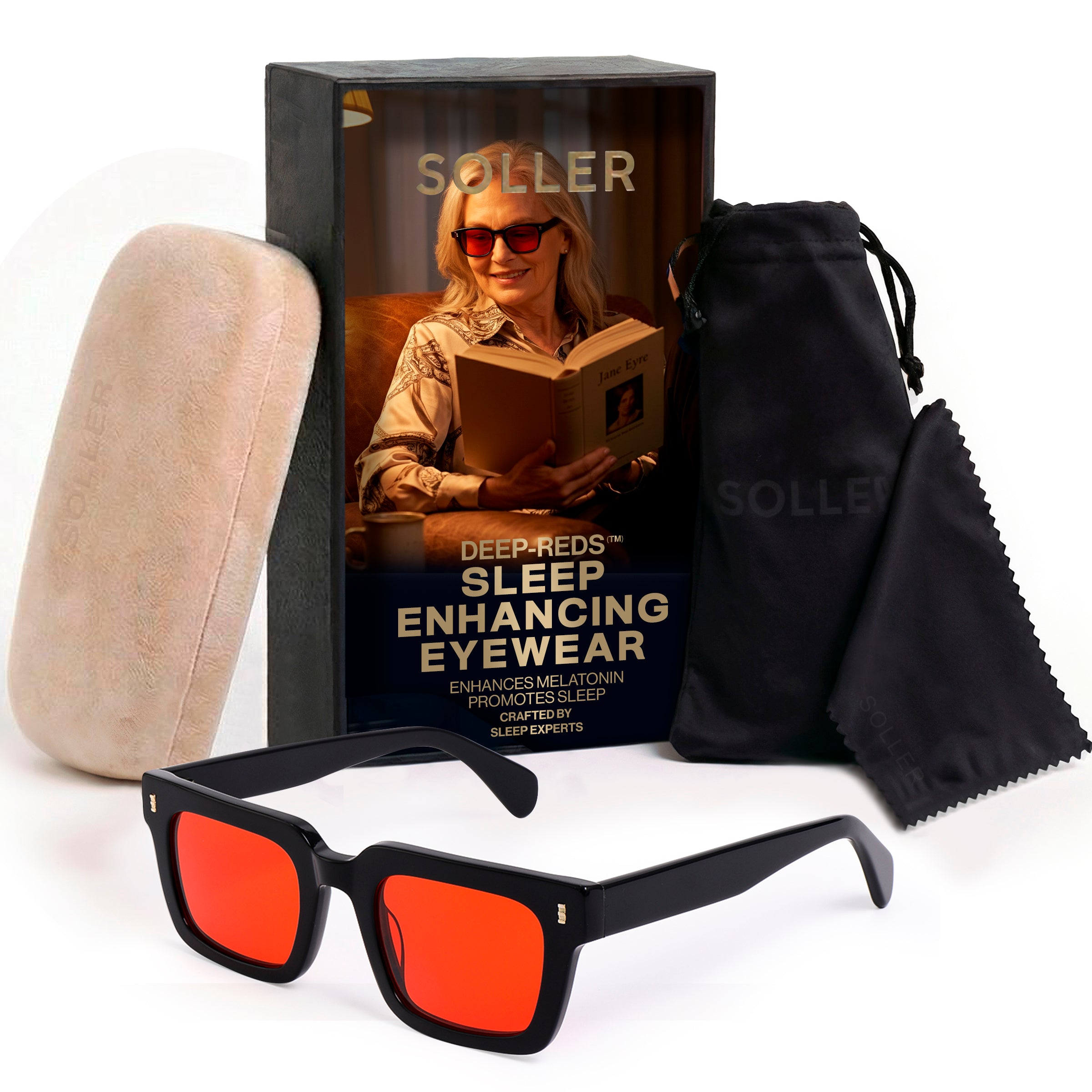 Melatonin Pro - Red-Light Glasses – Sunday Silks