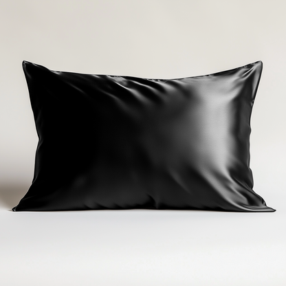 Silk Pillowcase Midnight Black Queen (Pack of 1)