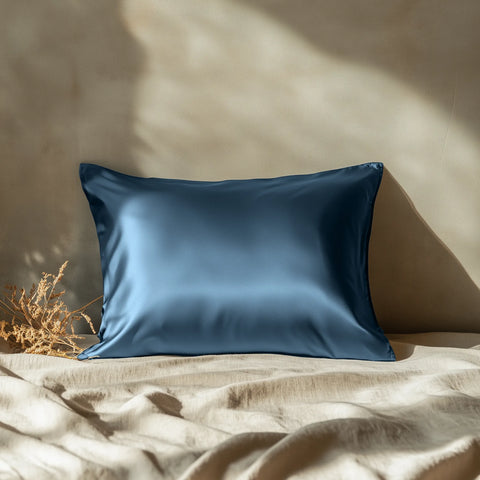 Silk Pillowcase Midnight Blue Standard (Pack of 1) second image