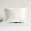 Silk Pillowcase Pure White Mom Queen (Pack of 1)