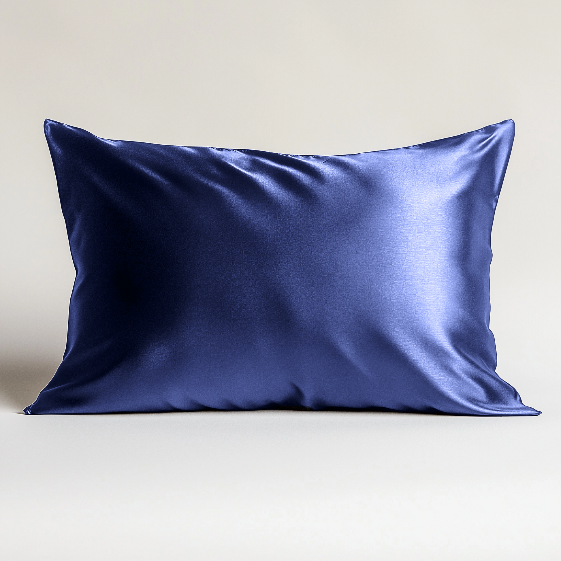 Silk Pillowcase Navy Blue King (Pack of 1)
