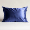 Silk Pillowcase Navy Blue Standard (Pack of 1)