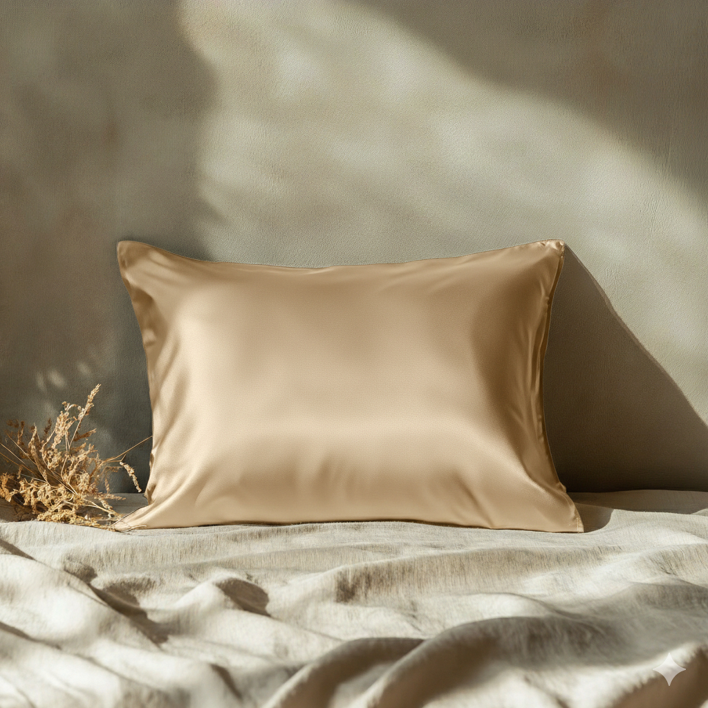 Silk Pillowcases Oat Milk Queen (Pack of 2)