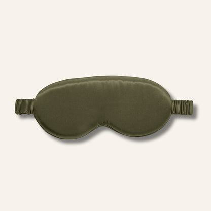 Silk Sleep Mask Regular Olive