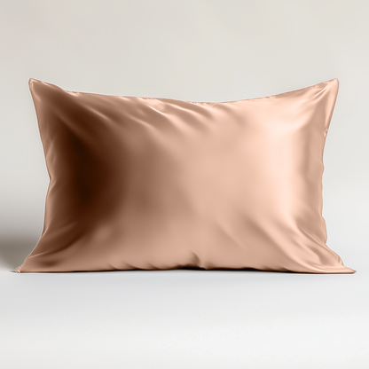Silk Pillowcase Rose Gold Queen (Pack of 1)