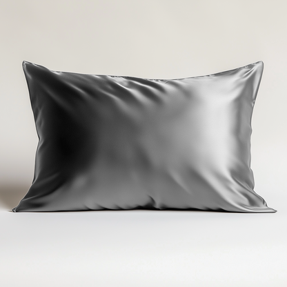 Silk Pillowcase Silver Quartz King (Pack of 1)