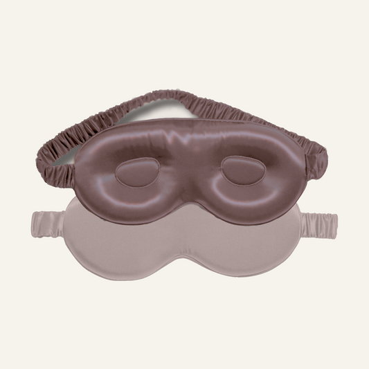 Silk Sleep Mask 3D Contour Deep Mauve